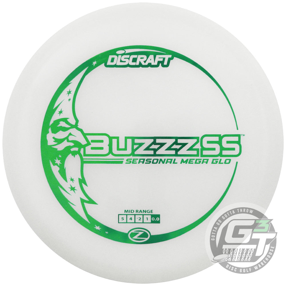 Discraft Seasonal Mega Glo Z Buzzz SS Midrange Golf Disc - Gotta Go Gotta Throw