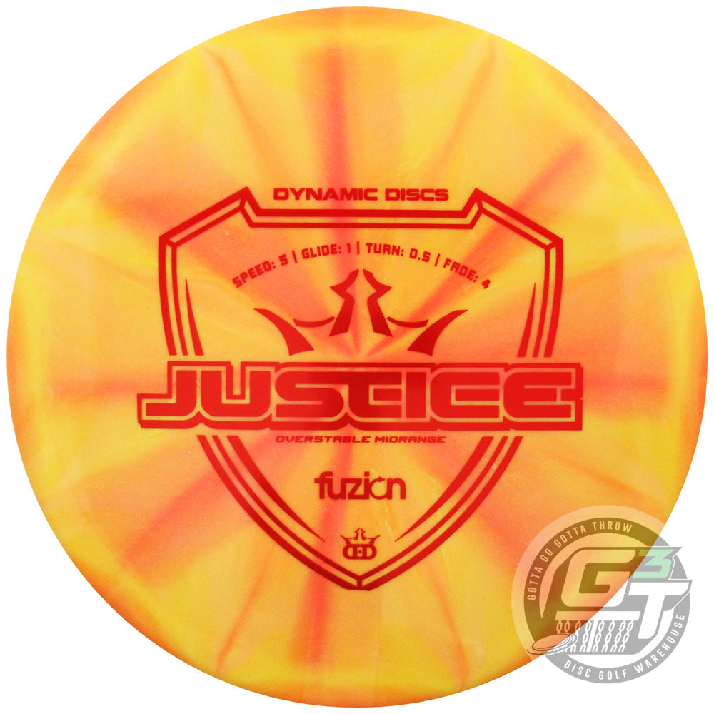 Dynamic Discs Fuzion Burst Justice Midrange Golf Disc