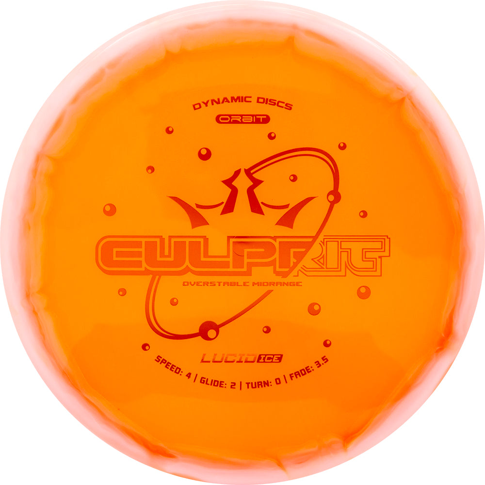 Dynamic Discs Lucid Ice Orbit Culprit Midrange Golf Disc