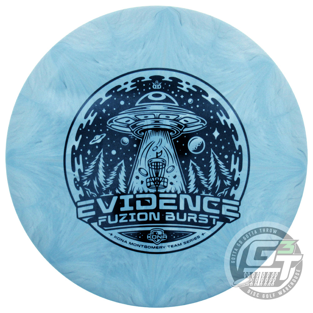 Dynamic Discs Limited Edition 2023 Team Series Kona Montgomery Fuzion Burst Evidence Midrange Golf Disc