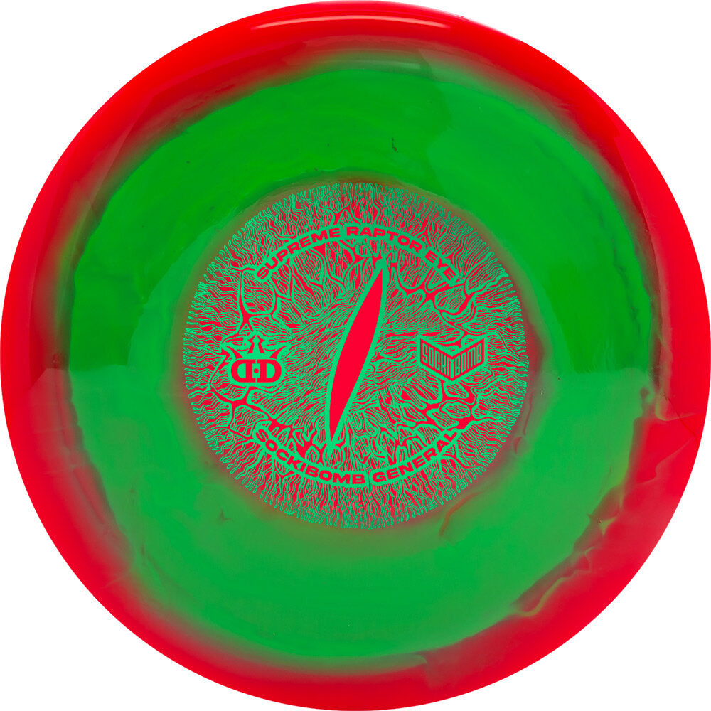 Dynamic Discs Limited Edition 2024 Christmas Supreme Raptor Eye Sockibomb General Distance Driver Golf Disc