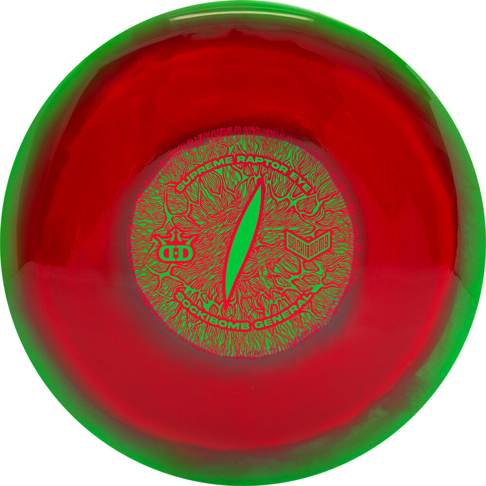 Dynamic Discs Limited Edition 2024 Christmas Supreme Raptor Eye Sockibomb General Distance Driver Golf Disc