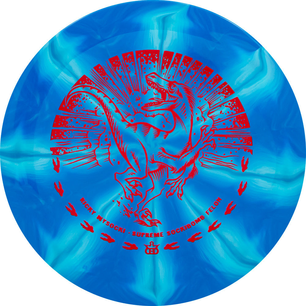 Dynamic Discs Limited Edition Ricky Wysocki Supreme Burst Sockibomb Felon Fairway Driver Golf Disc