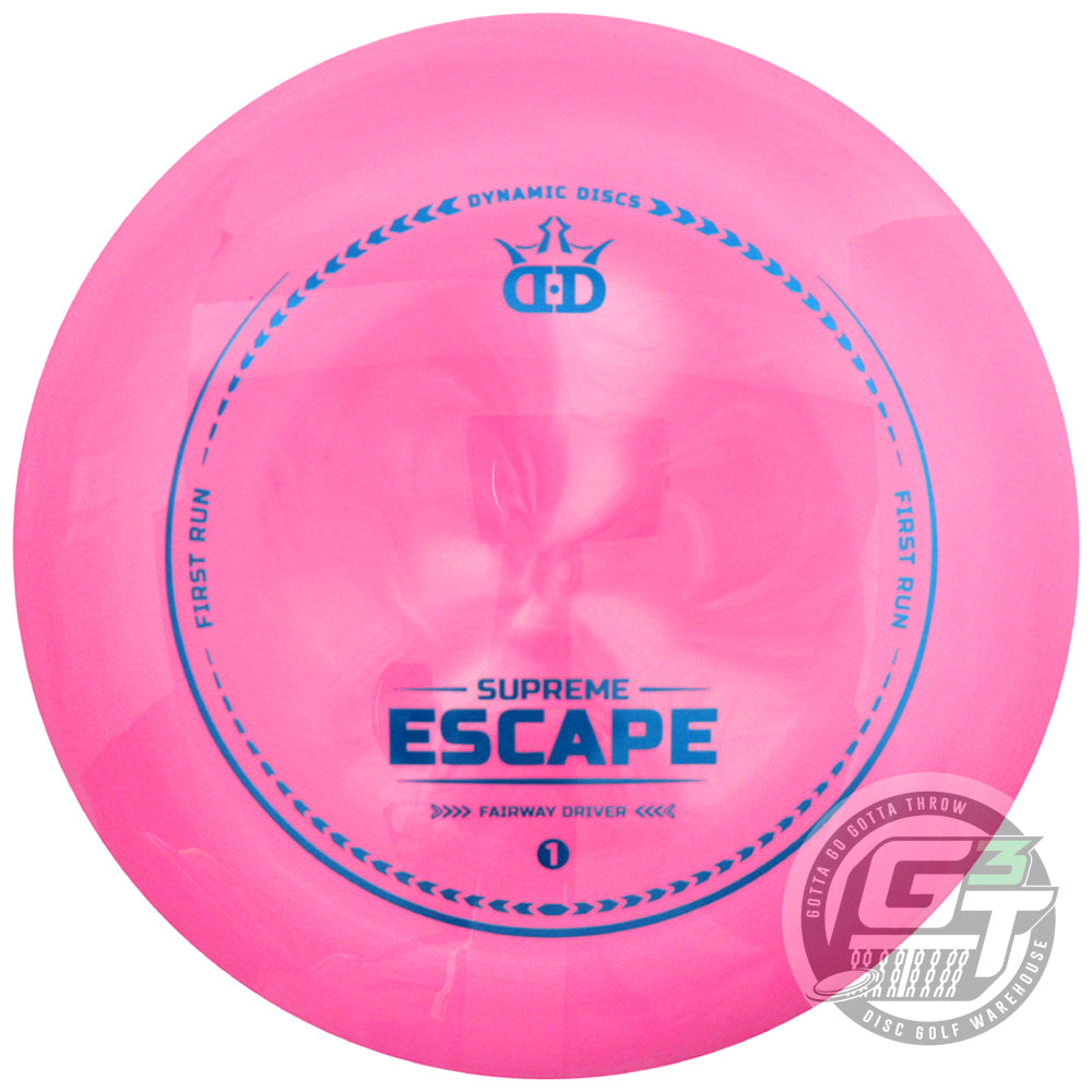 Dynamic Discs First Run Supreme Escape Fairway Driver Golf Disc