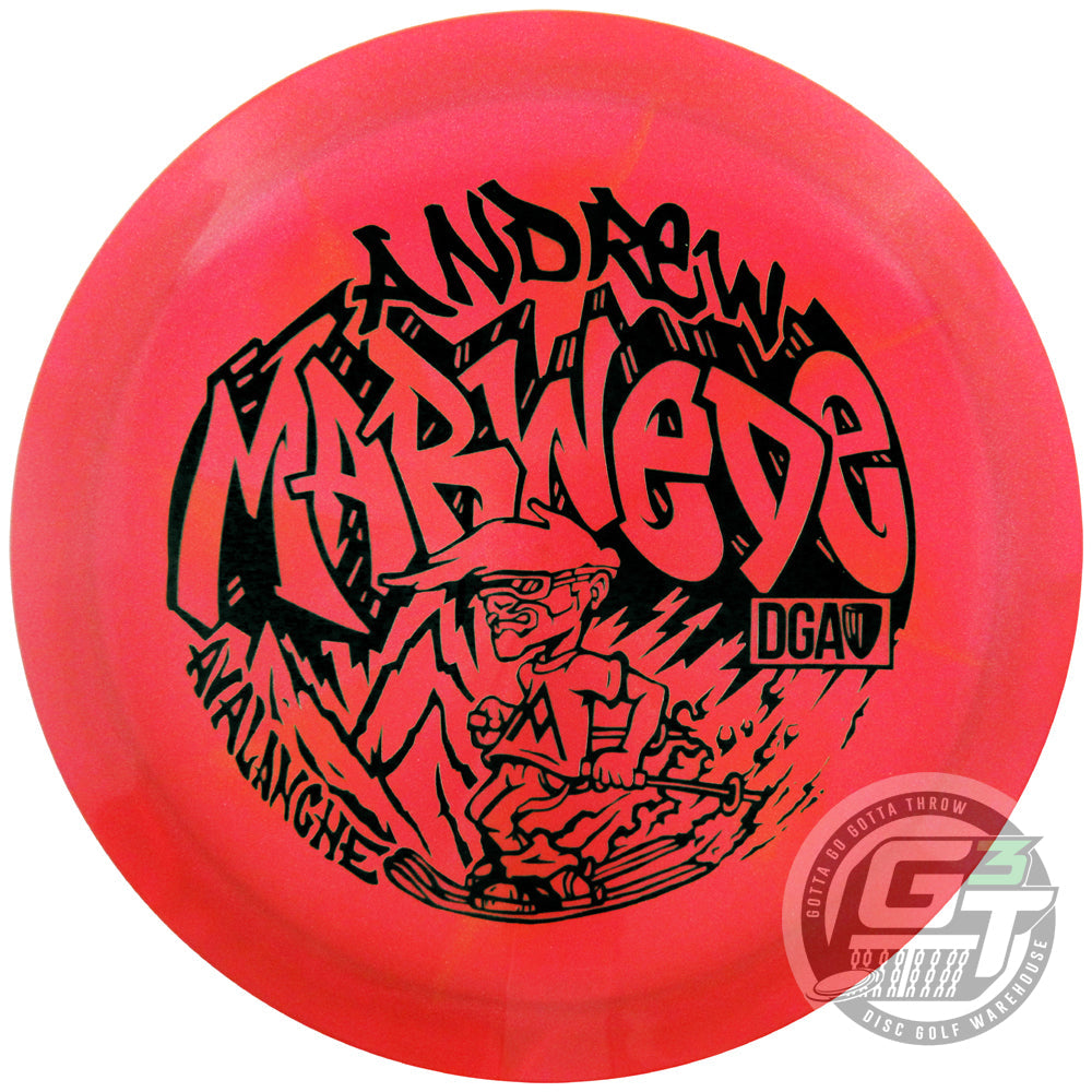 DGA Limited Edition 2024 Tour Series Andrew Marwede Swirl Tour Series Avalanche Fairway Driver Golf Disc