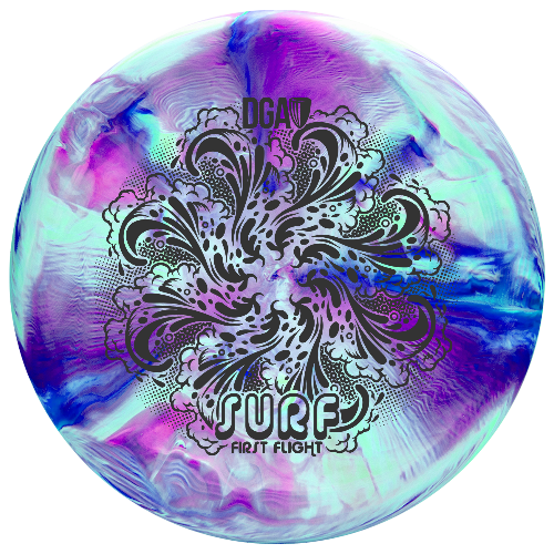 DGA First Run Swirl D-Line Surf Putter Golf Disc