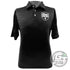 Discmania Shield Logo Converge Short Sleeve Performance Disc Golf Polo Shirt