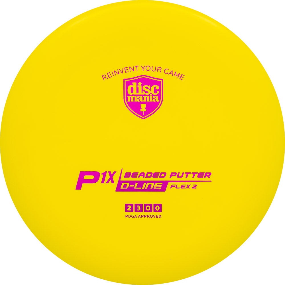 Discmania Originals D-Line Flex 2 P1x Beaded Putter Golf Disc