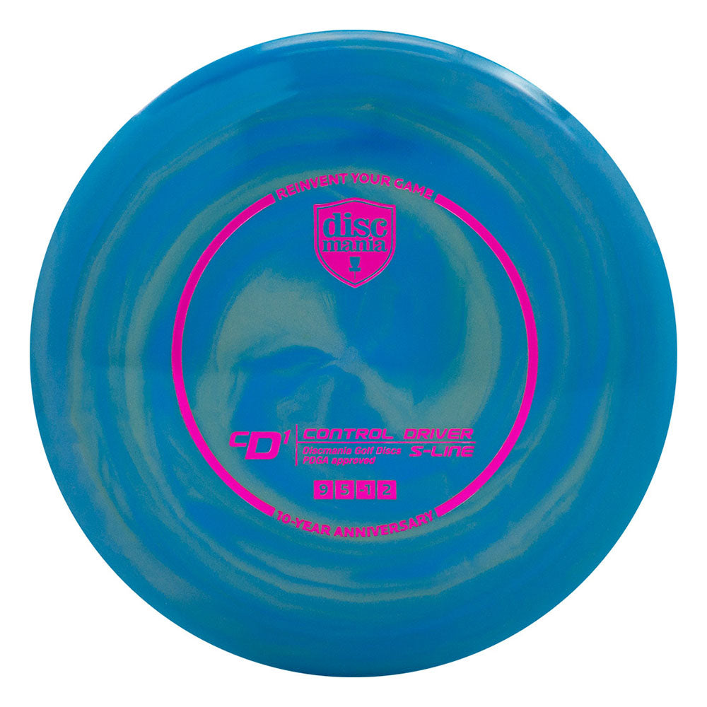 Discmania Limited Edition 10-Year Anniversary Golden Swirl S-Line CD1 Control Driver Distance Driver Golf Disc