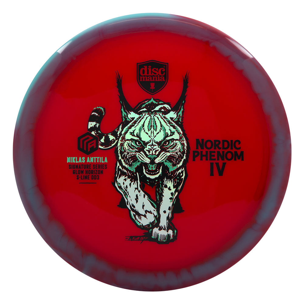 Discmania Limited Edition 2025 Signature Niklas Anttila Nordic Phenom IV Glow Horizon S-Line DD3 Distance Driver Golf Disc