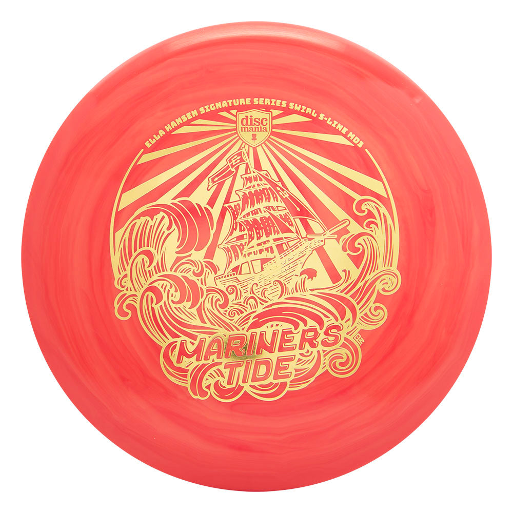 Discmania Limited Edition 2025 Signature Ella Hansen Mariner's Tide Swirl S-Line MD3 Midrange Golf Disc