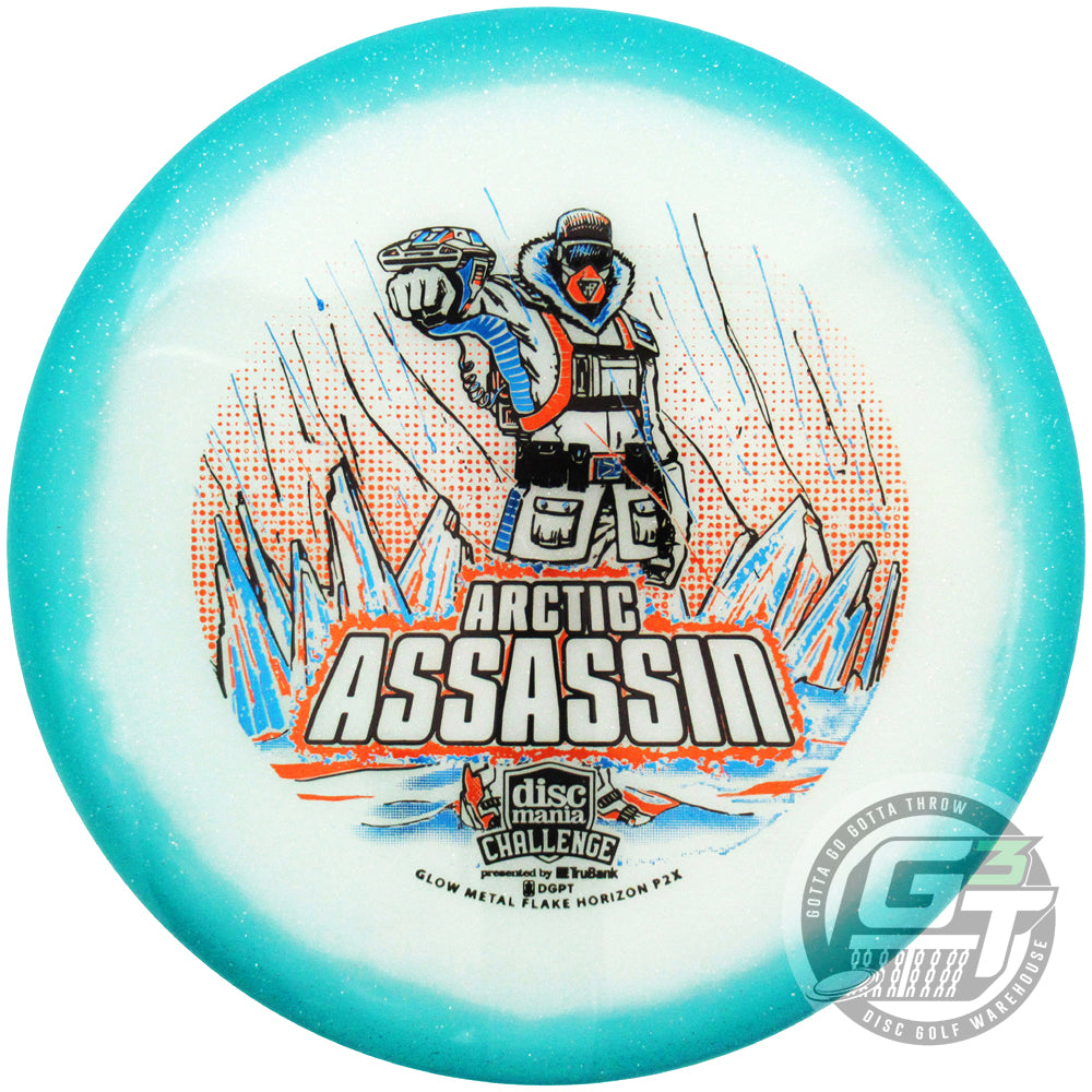 Discmania Limited Edition 2026 Discmania Challenge Arctic Assassin Horizon Metal Flake C-Line P2x Putt & Approach Putter Golf Disc