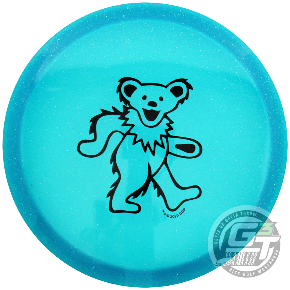 Discmania Limited Edition Grateful Dead Bear Stamp Metal Flake C-Line MD3 Midrange Golf Disc