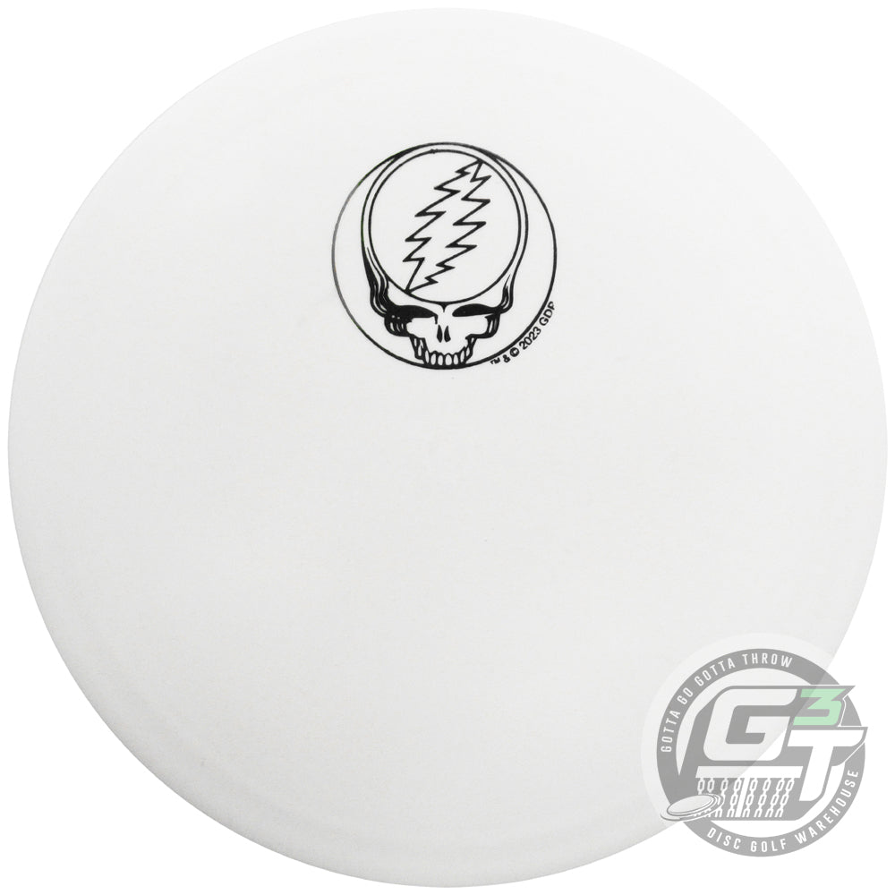 Discmania Limited Edition Grateful Dead Mini Steal Your Face Stamp Glow D-Line Flex 2 FD Fairway Driver Golf Disc