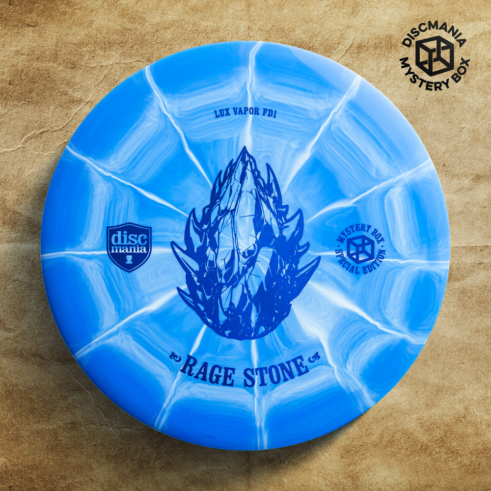 Discmania Limited Edition Rage Stone Stamp Lux Vapor FD1 Fairway Driver Golf Disc