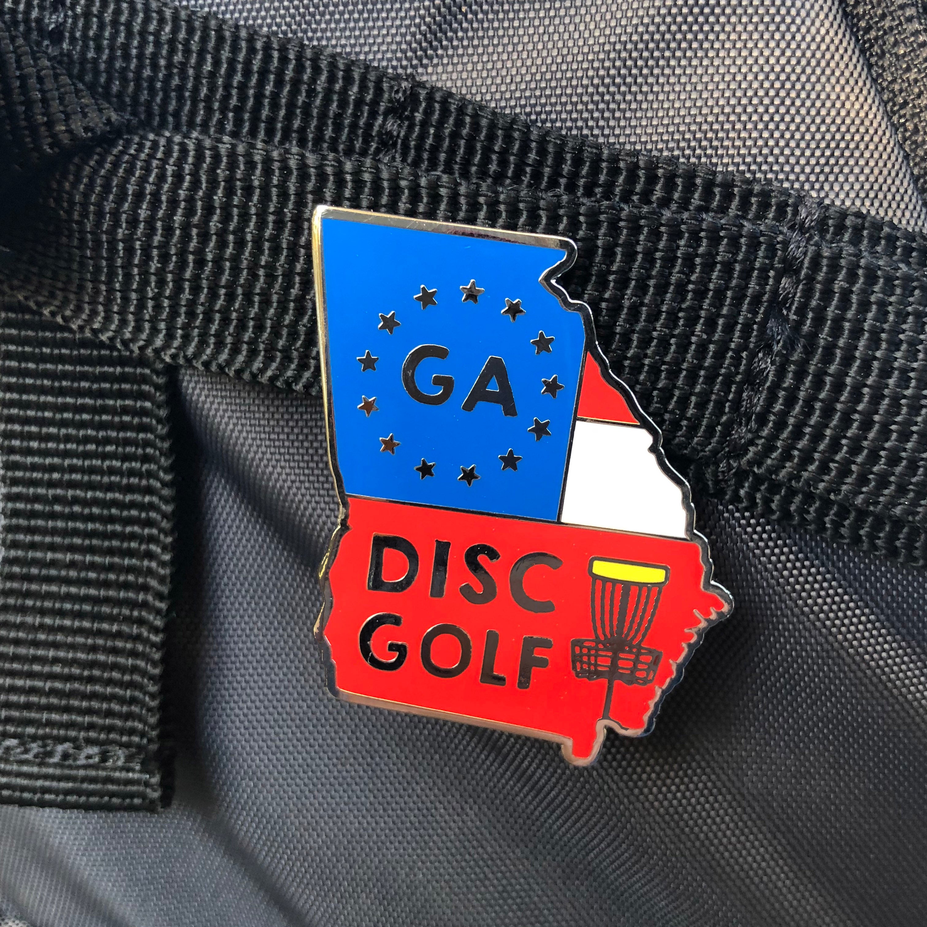 Georgia Disc Golf Pin - Gotta Go Gotta Throw