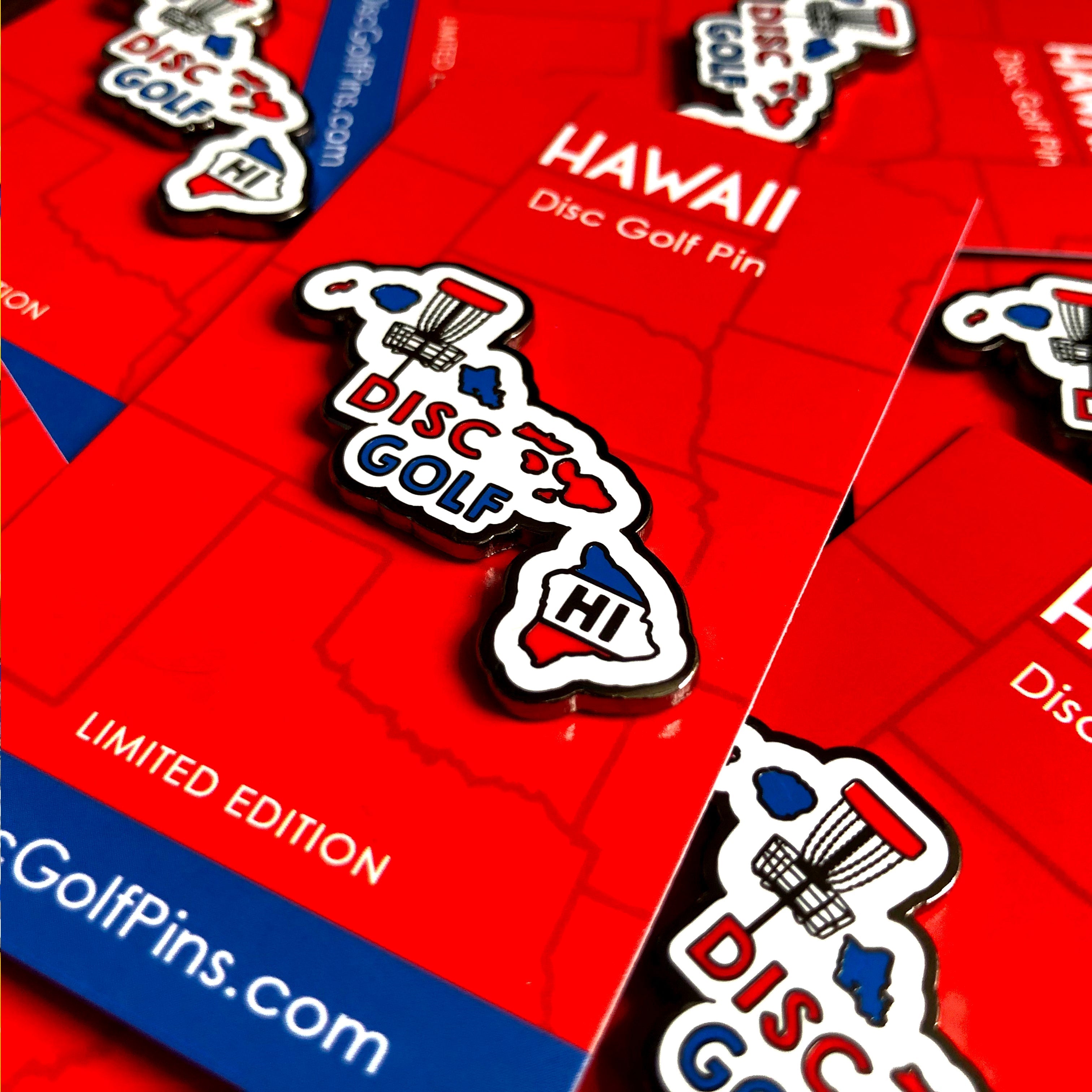 Hawaii Disc Golf Pin - Gotta Go Gotta Throw