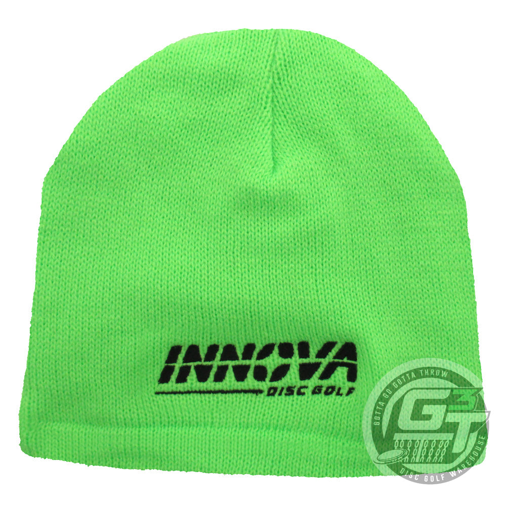 Innova Burst Logo Fleece Lined Knit Beanie Winter Disc Golf Hat