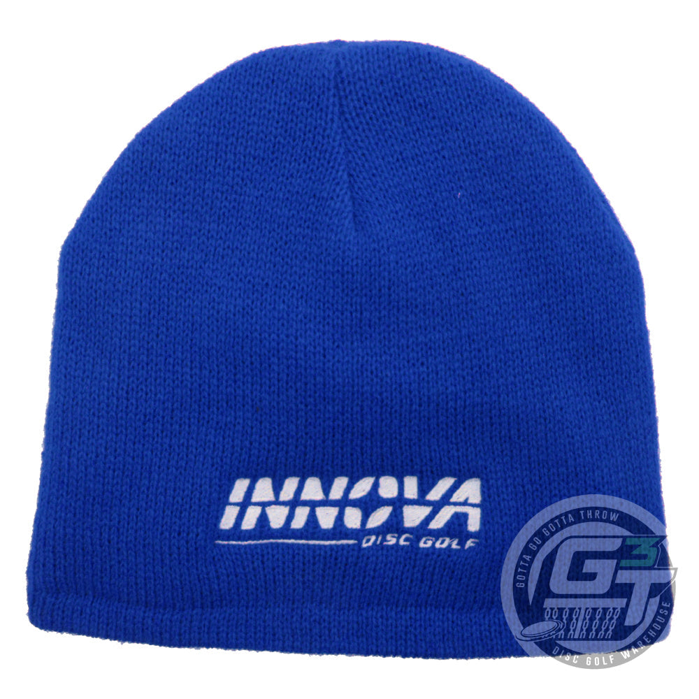 Innova Burst Logo Fleece Lined Knit Beanie Winter Disc Golf Hat