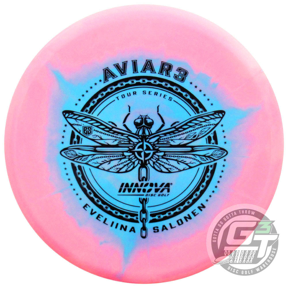 Innova Limited Edition 2023 Tour Series Eveliina Salonen Color Glow Halo Star Aviar3 Putter Golf Disc