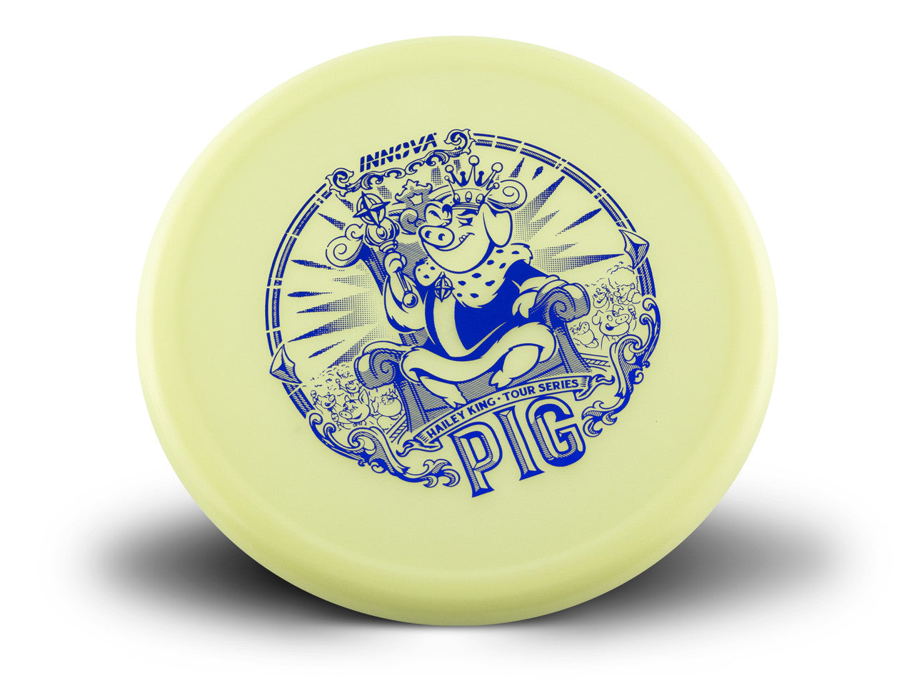 Innova Limited Edition 2024 Tour Series Hailey King Proto Glow Pro Pig Putter Golf Disc
