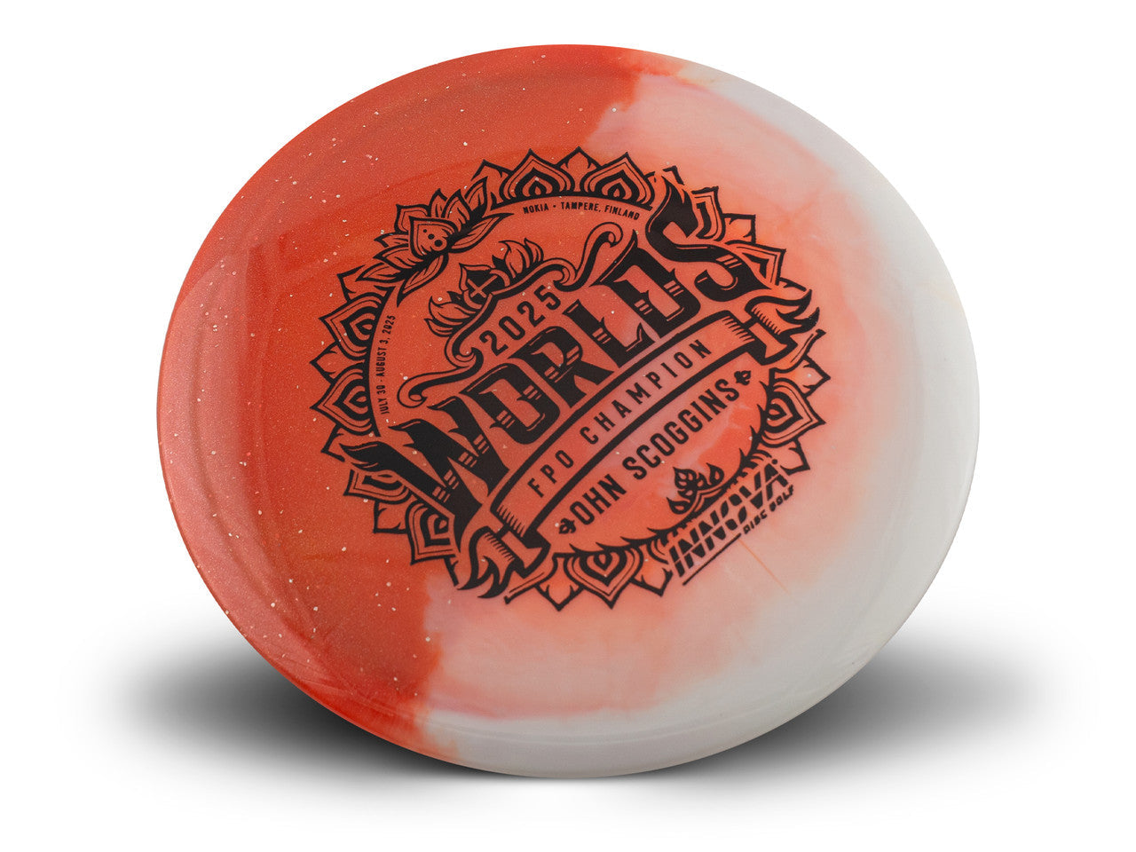 Innova Limited Edition 2025 Tour Series Ohn Scoggins FPO World Champion Commemorative Test Material Leopard3 Fairway Driver Golf Disc
