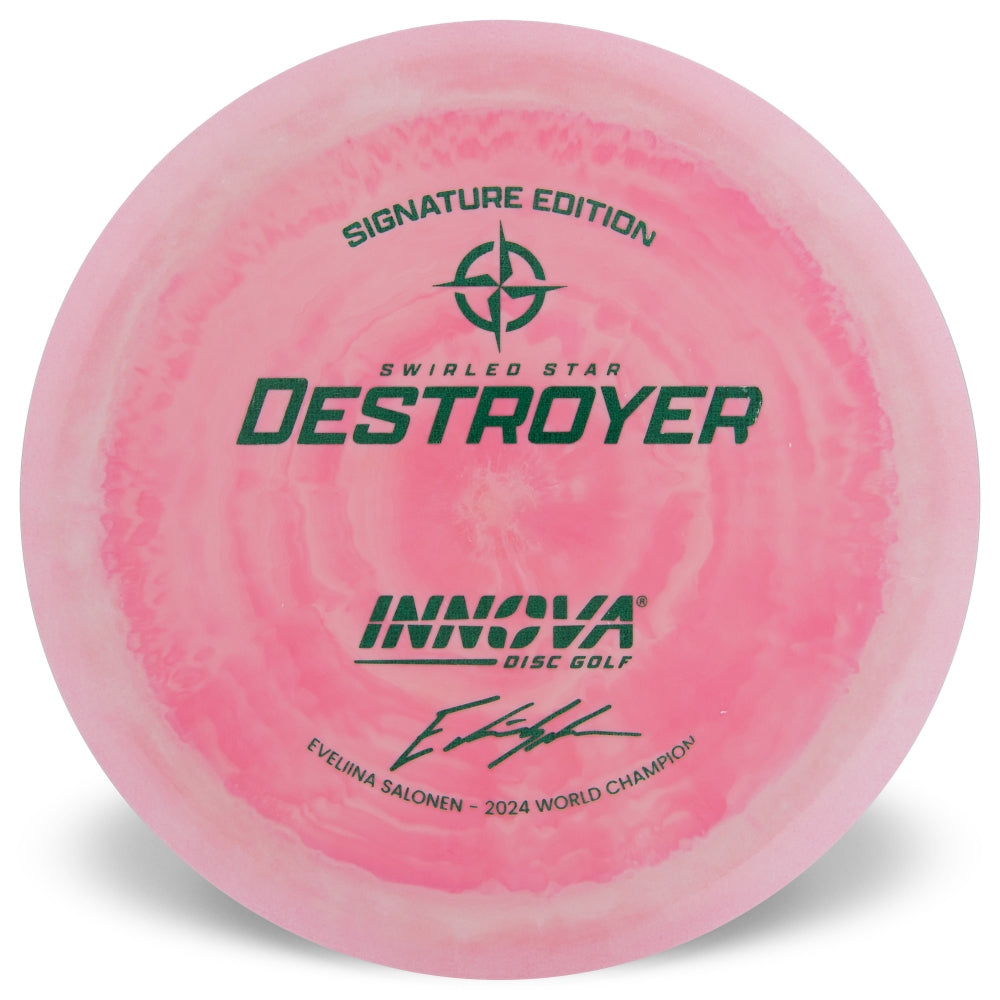 Innova Signature Edition Eveliina Salonen 1X Swirled Star Destroyer Distance Driver Golf Disc