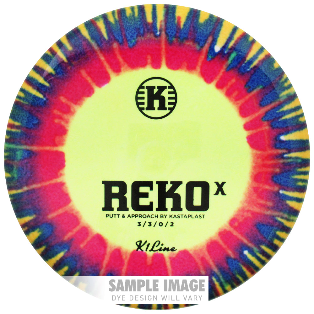 Kastaplast K1 Tie-Dye Reko X Putter Golf Disc