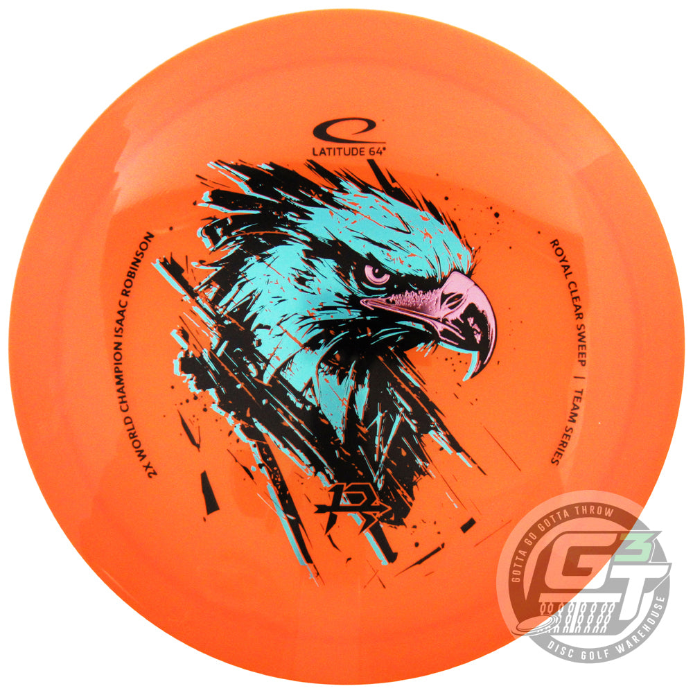 Latitude 64 Limited Edition 2026 Team Series Isaac Robinson Royal Clear Sweep Fairway Driver Golf Disc