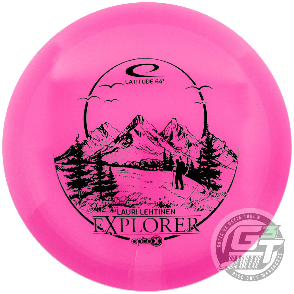 Latitude 64 Limited Edition 2024 Team Series Lauri Lehtinen Opto-X Explorer Fairway Driver Golf Disc