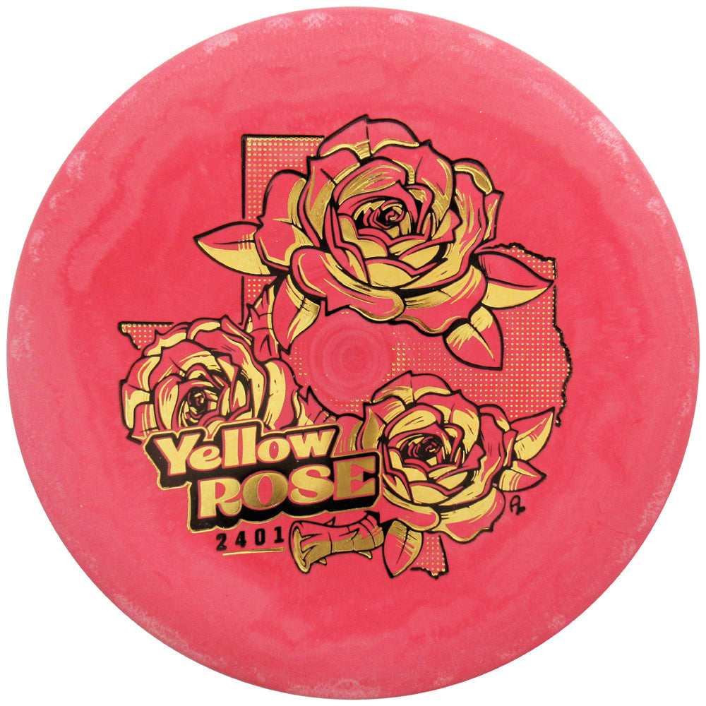 Lone Star Artist Series Delta 1 Yellow Rose Putter Golf Disc