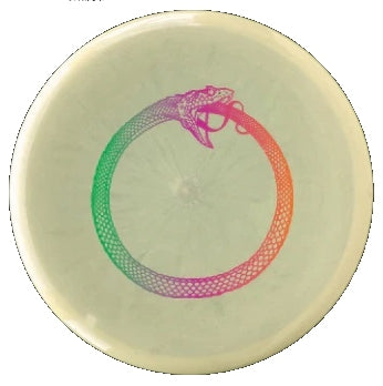 Mint Discs Limited Edition Ouroboros Stamp Glow Nocturnal Diamondback Fairway Driver Golf Disc