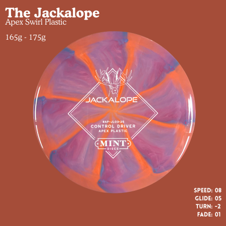 Mint Discs Swirly Apex Jackalope Fairway Driver Golf Disc