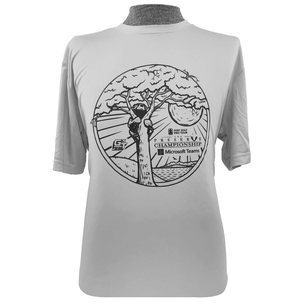 Minnesota Preserve 2024 Preserve Championship Logo Short Sleeve Performance Disc Golf T-Shirt