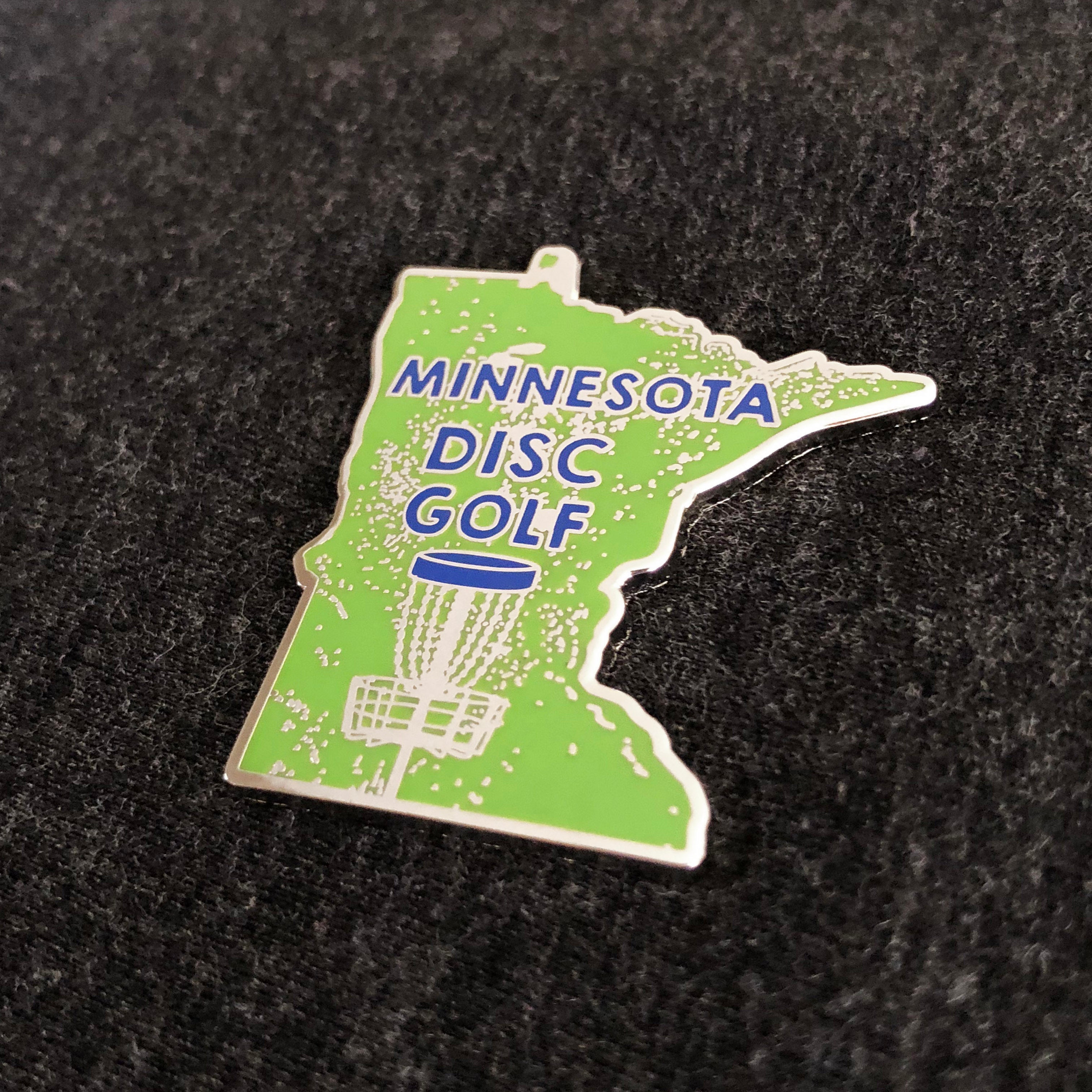 Minnesota Disc Golf Pin - Gotta Go Gotta Throw