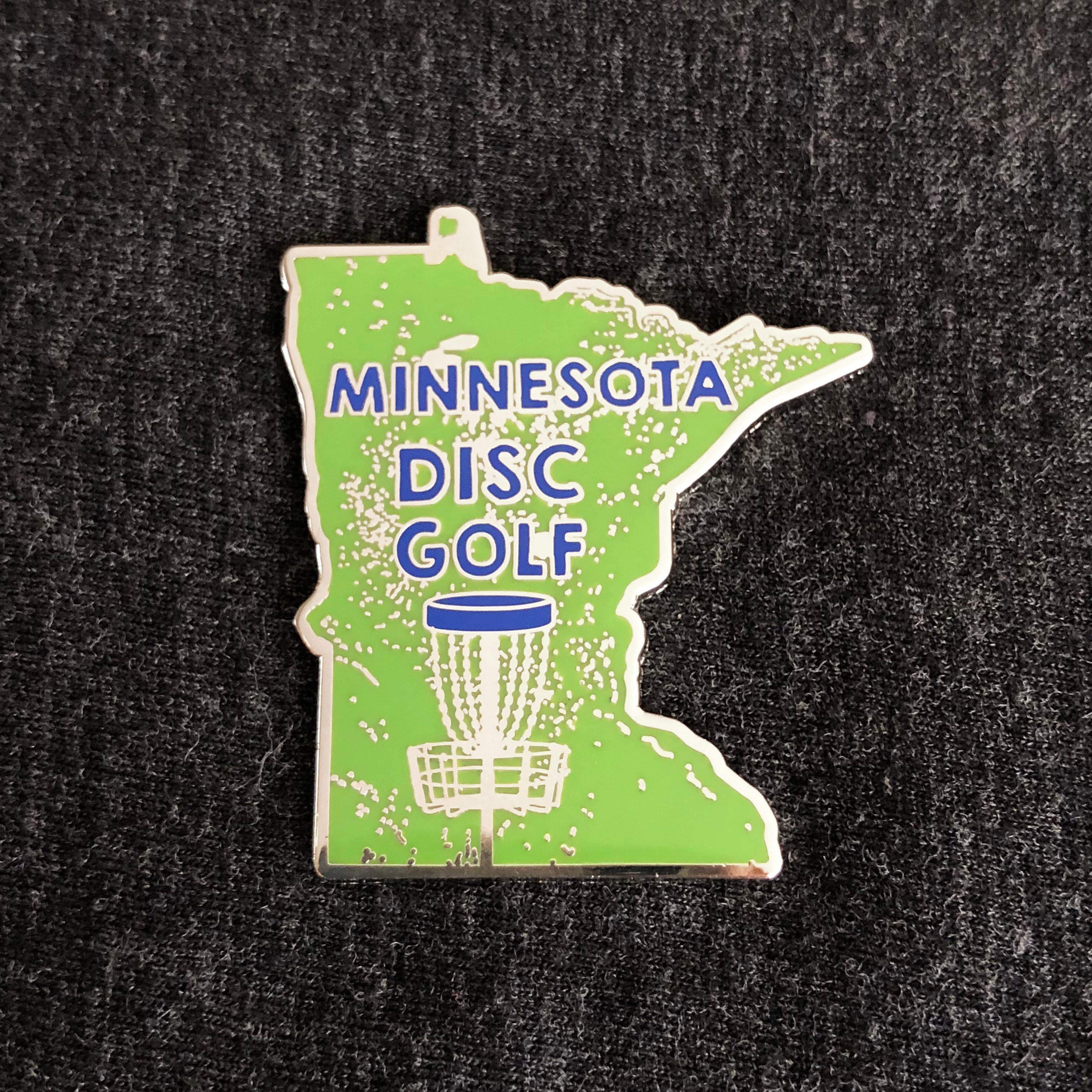 Minnesota Disc Golf Pin - Gotta Go Gotta Throw