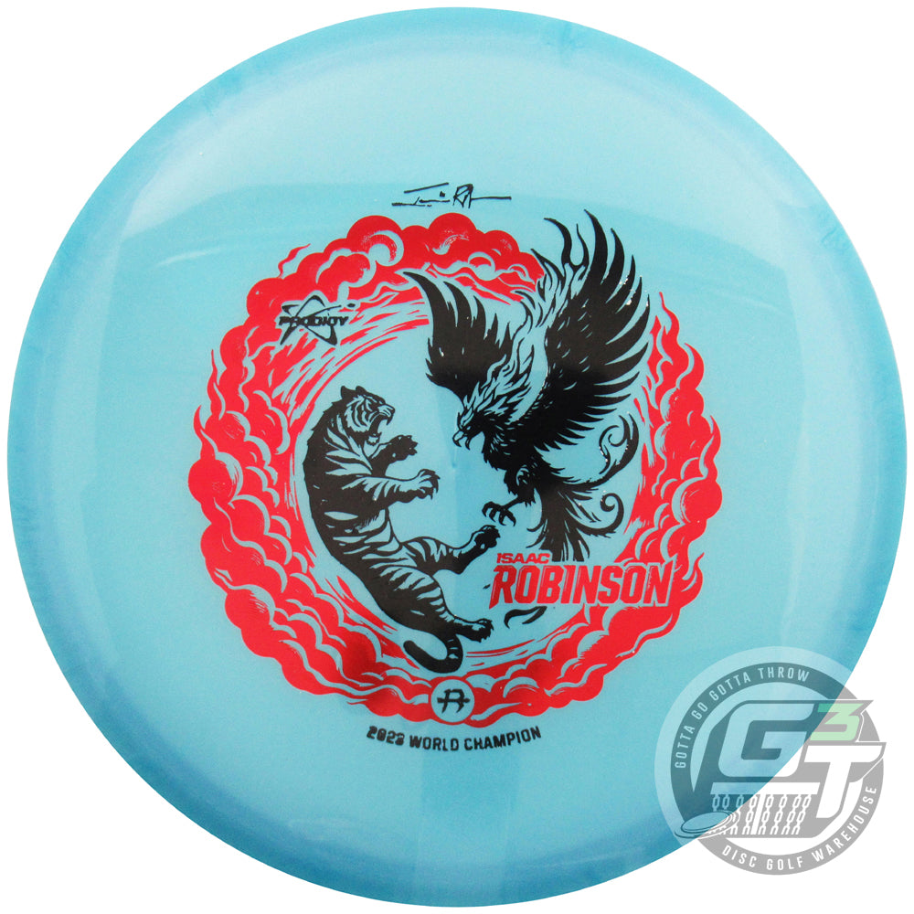 Prodigy Limited Edition Isaac Robinson 2023 PDGA World Champion Stormcaller Stamp 500 Series Archive Midrange Golf Disc