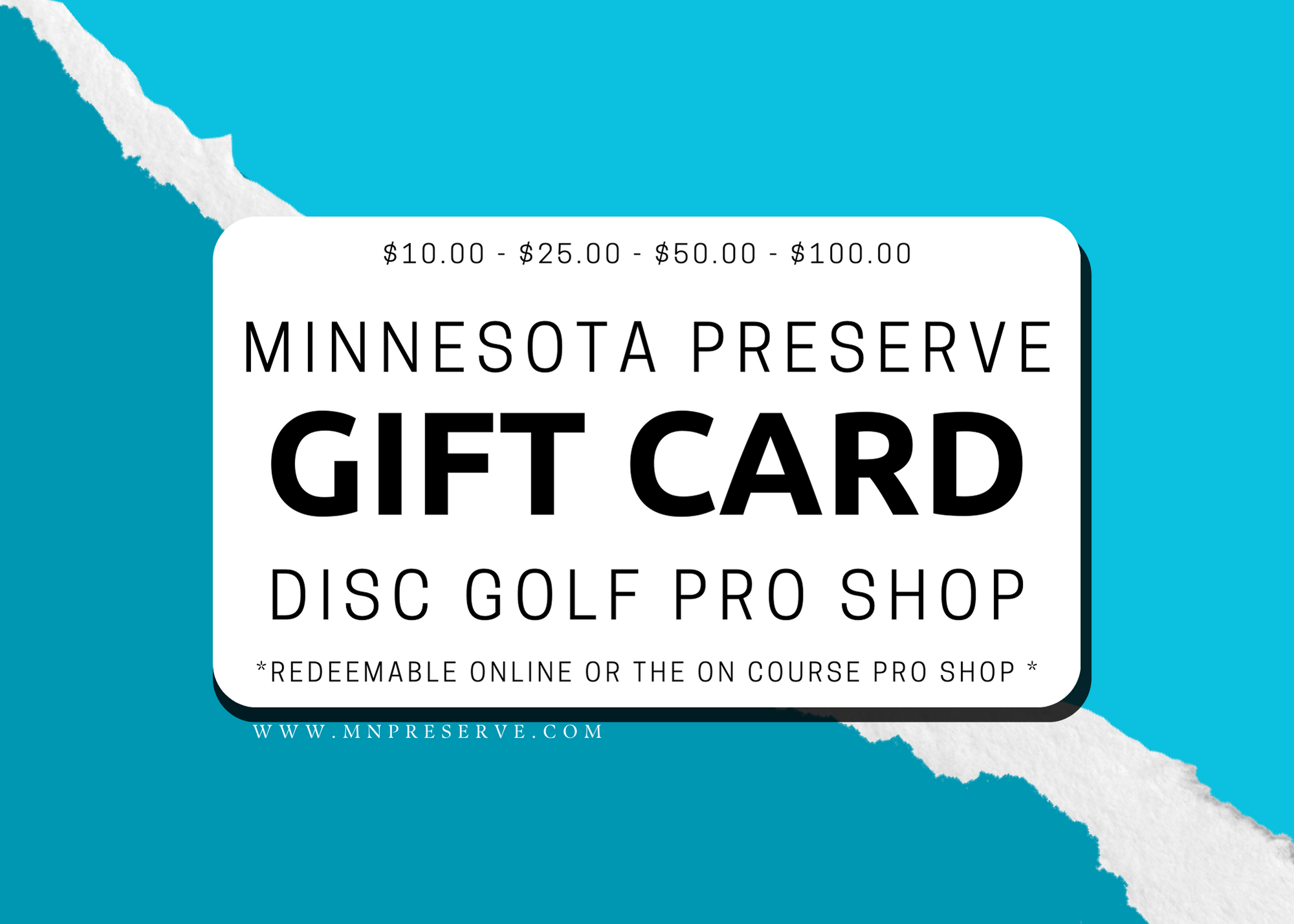 Minnesota Preserve Gift Card