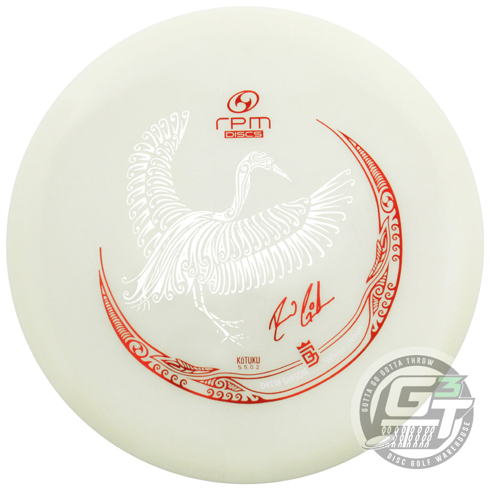 RPM Limited Edition Signature Series Drew Gibson Glow Kotuku Midrange Golf Disc