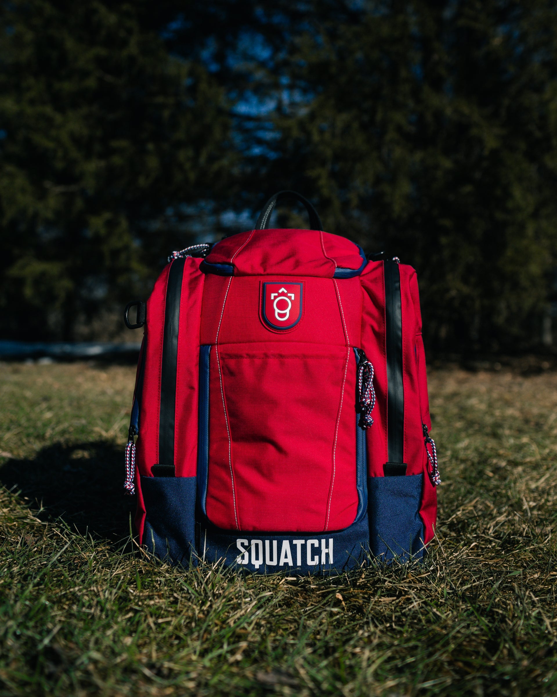 Squatch Disc Golf Old Glory Lore 2.0 Backpack Disc Golf Bag