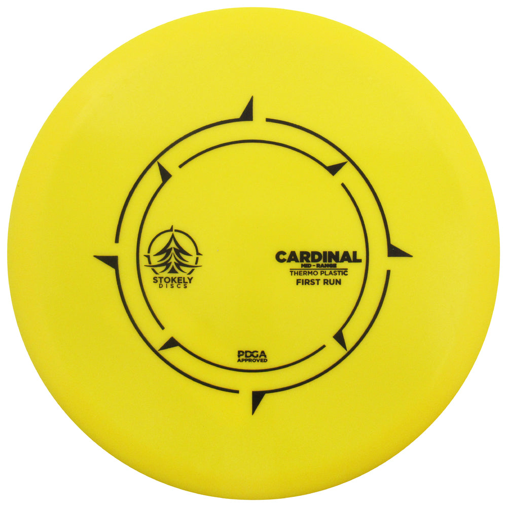 Stokely First Run Thermo Cardinal Midrange Golf Disc