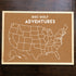 United States of Disc Golf Pins - Custom Corkboard