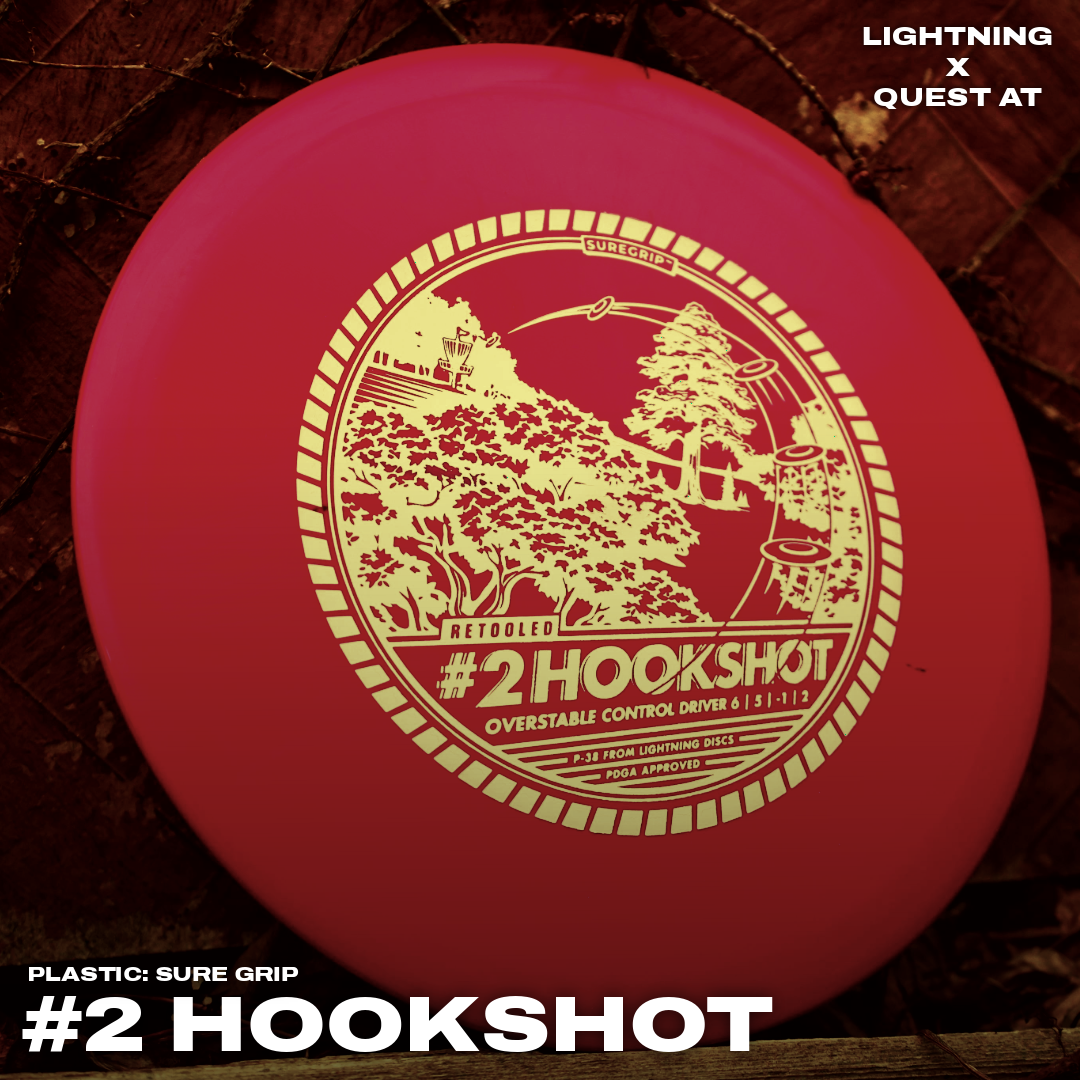 Lightning Sure Grip #2 Hookshot [Retool] Fairway Driver Golf Disc