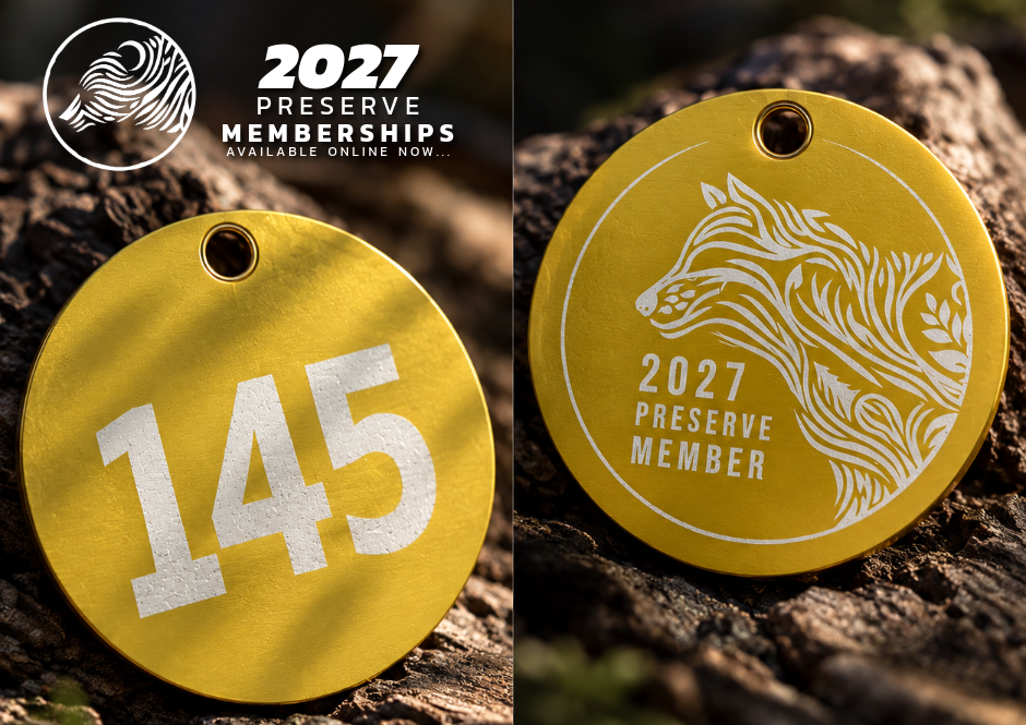 Preserve Day Passes & 2027 Memberships