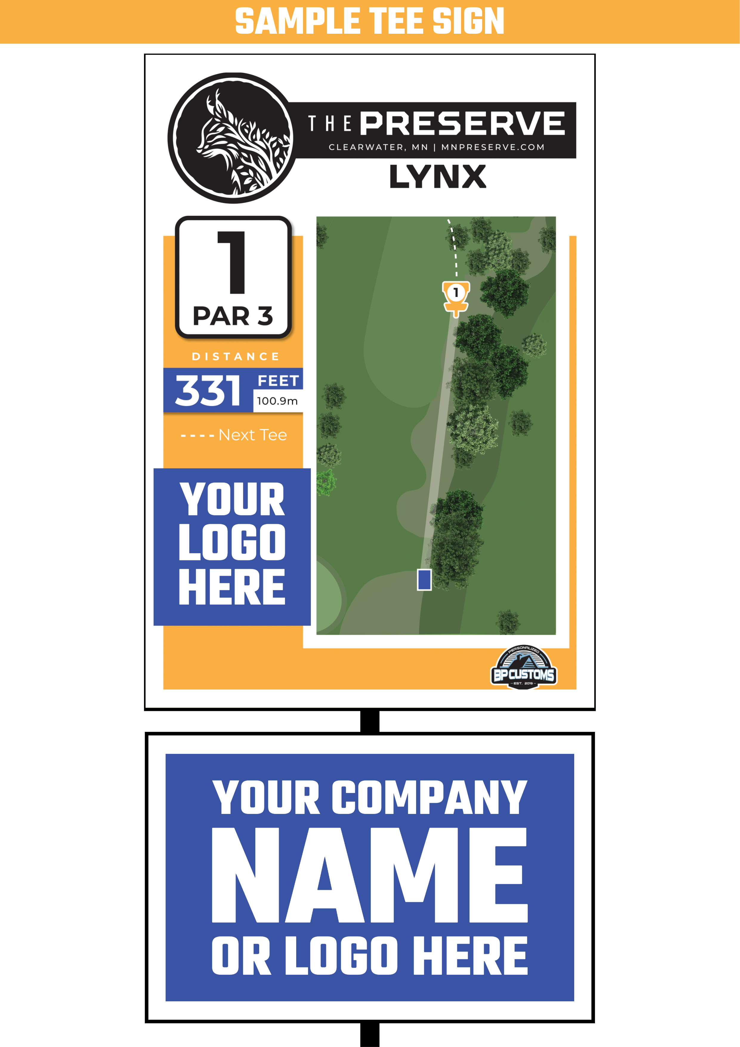 The Preserve Hole Sponsorship 2025 - 2026