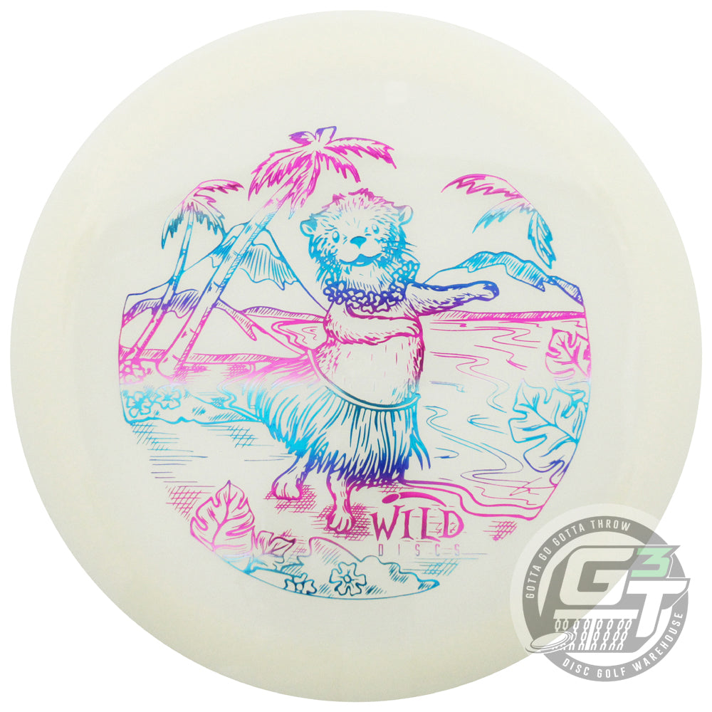 Wild Discs Limited Edition Hawaii Otter Stamp Nuclear Glow Tasmanian Devil Fairway Driver Golf Disc