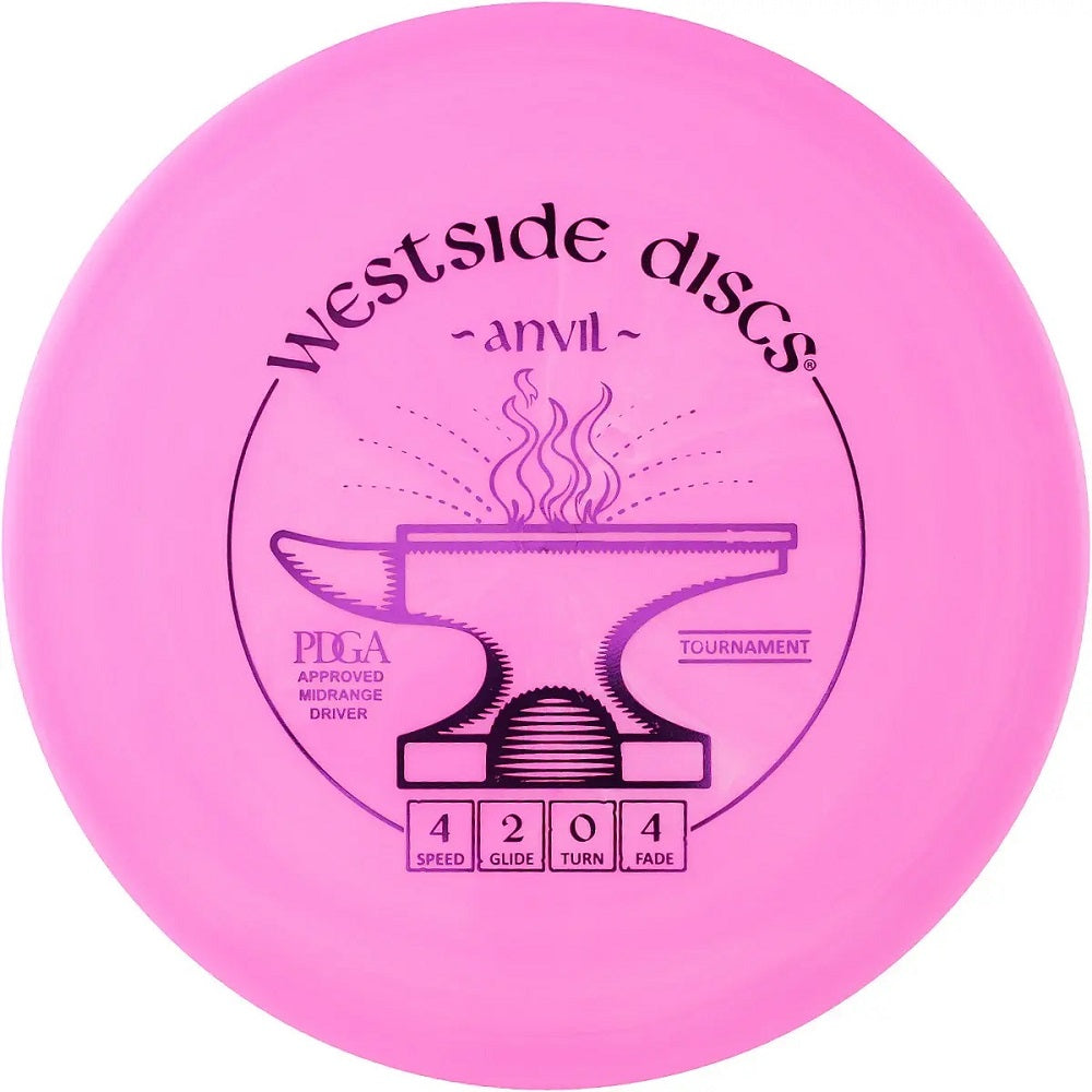 Westside Tournament Anvil Midrange Golf Disc