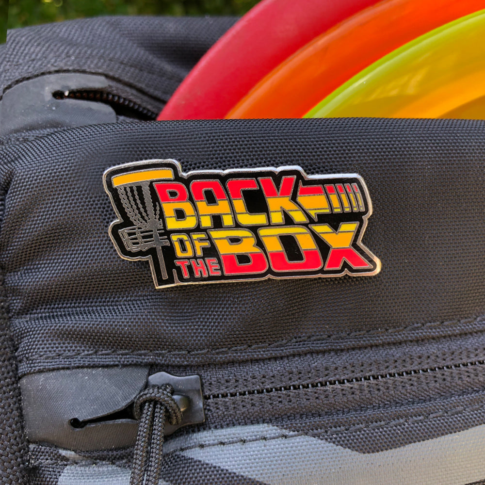 Back of the Box Disc Golf Pin - Gotta Go Gotta Throw