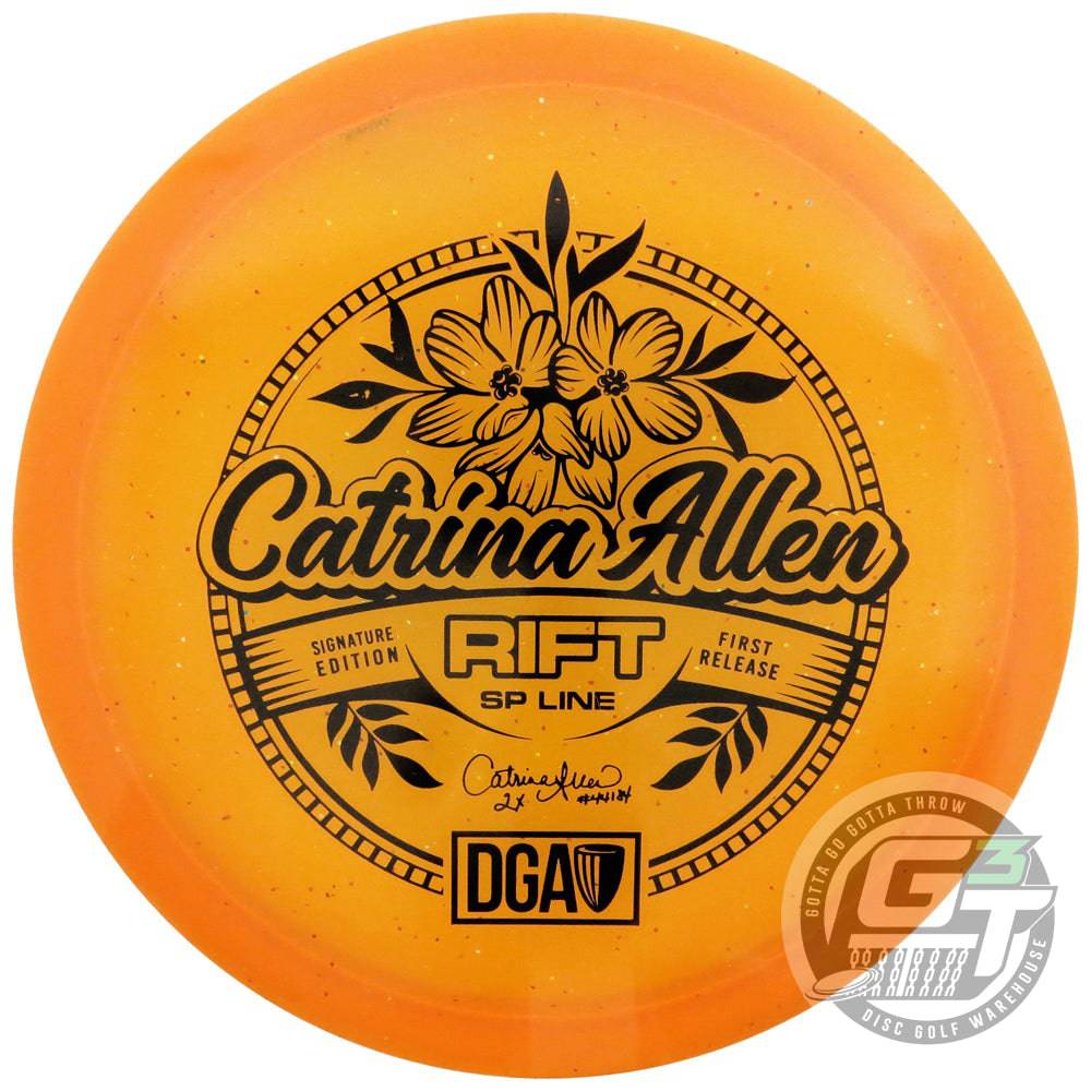 DGA Golf Disc DGA Limited Edition Catrina Allen Signature Edition SP Line Rift Midrange Golf Disc