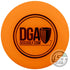 DGA Mini Orange DGA Discgolf.com Mini Marker Disc